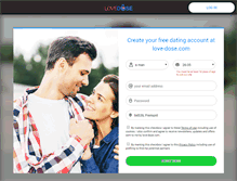Tablet Screenshot of love-dose.com